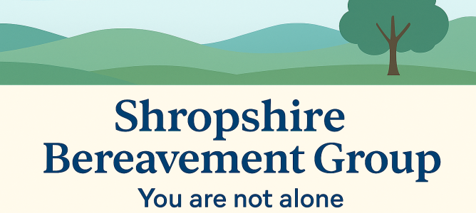 Shropshire Bereavement Group Banner Design